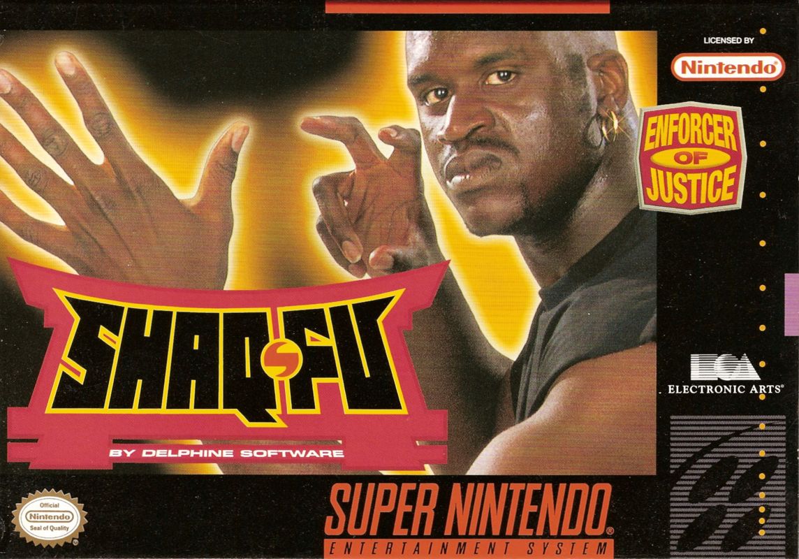 Shaq Fu box art for Super Nintendo